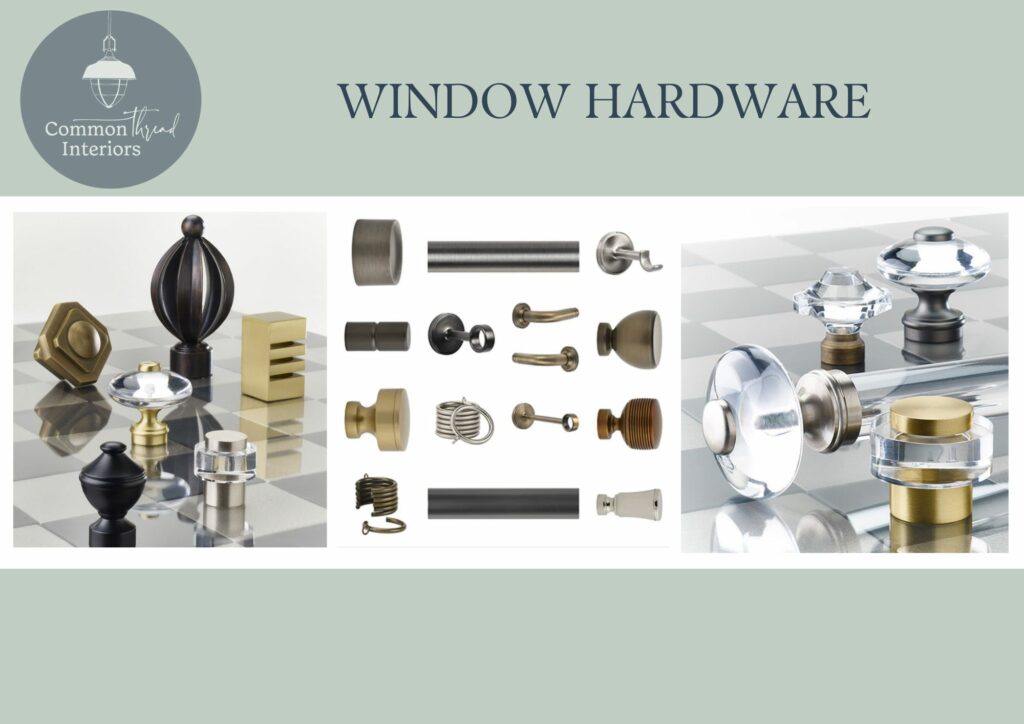 Custom Window Treatment Hardware